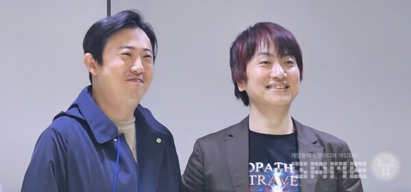 이세영 이사와 스즈키 피디 /게임와이 촬영
