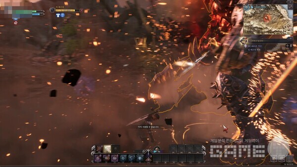 카메라가 초점을 자동으로 맞춰주지 않다보니 생긴 상황. TL 플레이간 이 점이 가장 불편했다 / 게임와이 촬영