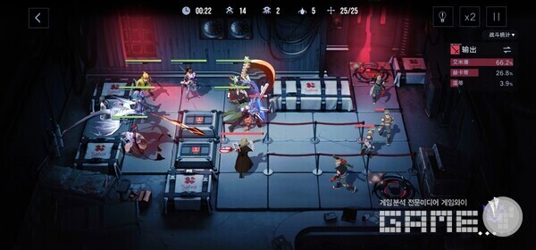 출시 초 명일방주와 비교될 정도로 디펜스 장르 게임에 있어 신선한 모습을 보여줬다 / 게임와이 촬영