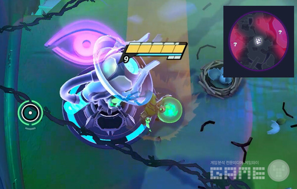 오라클 탐지기를 사용해서 적을 찾아낼 수 있다. 슈퍼바이브 /게임와이 촬영