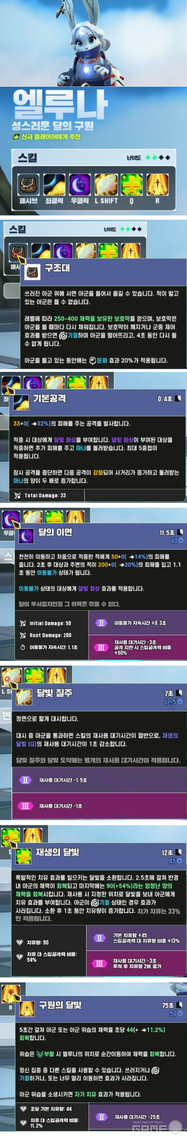 슈퍼바이브 캐릭터 프로텍터 엘루나 /게임와이 편집