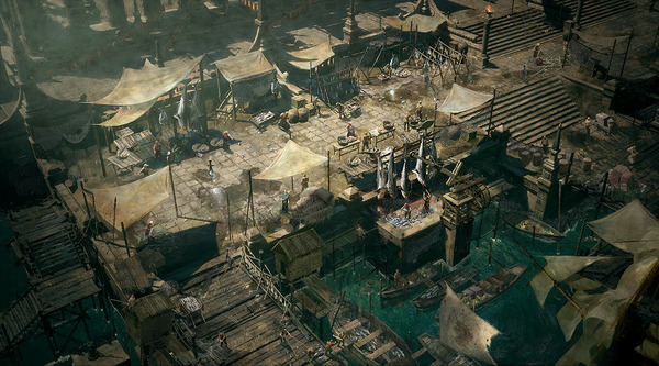 리니지W 기란성 항구 전경 / 엔씨소프트