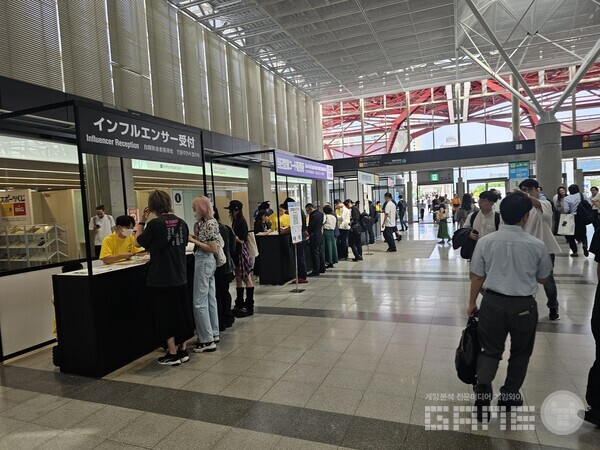 TGS에도 인플루언서 전용 창구가 생겼다. /게임와이 촬영