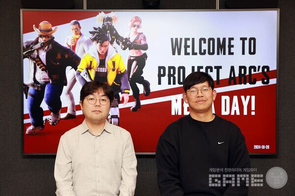 (왼쪽부터) 크래프톤 양승명 프로젝트 아크 PD, 김영호 프로젝트 아크 개발 리드 / 크래프톤