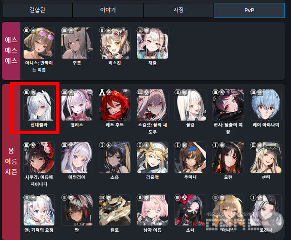 pvp에서는 SS 등급을 받은 니케 신데렐라 티어(등급)표 /니케지지