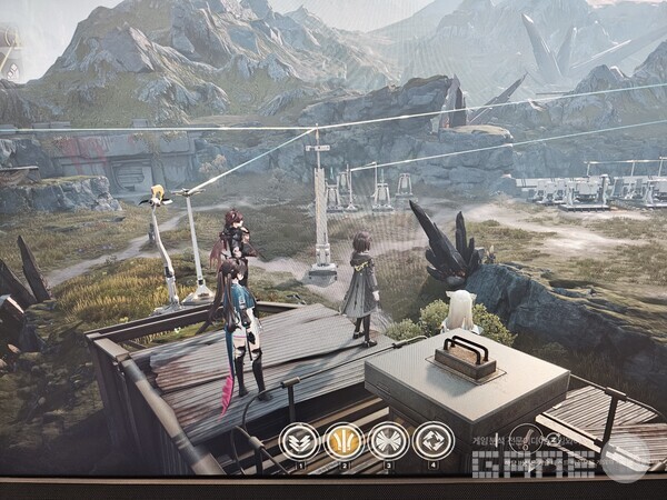 그리프라인 '명일방주: 엔드필드' 부스 /게임와이 촬영