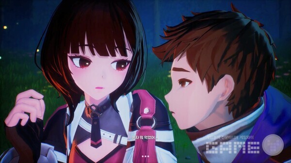 첫 시네마틱 영상에서부터 괜찮은 그래픽을 만나볼 수 있다 / 게임와이 촬영