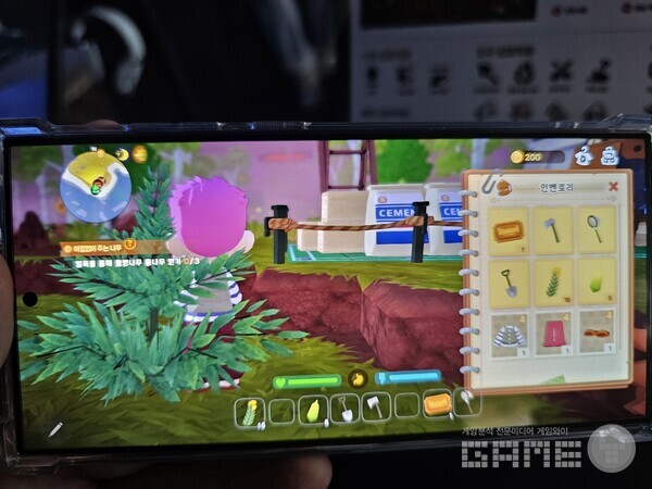 익숙한 UI를 지녔다. 지스타 딩컴 모바일 /게임와이 촬영