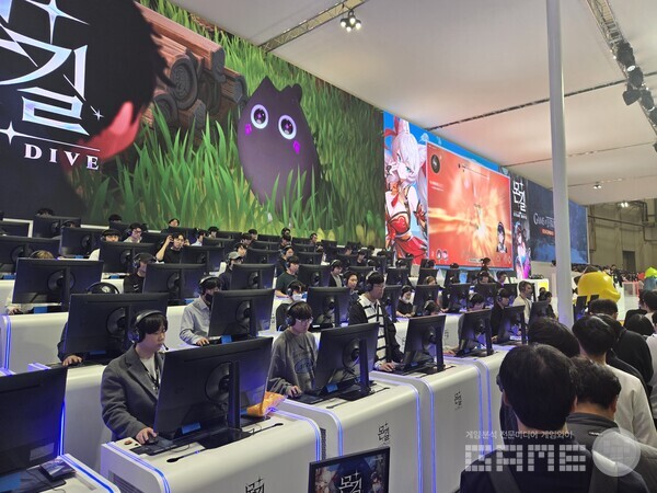 넷마블 부스 / 게임와이 촬영