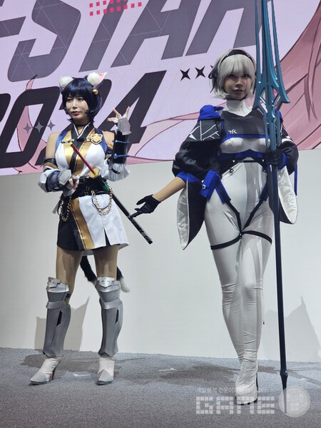 웹젠 부스 코스어 /게임와이 촬영