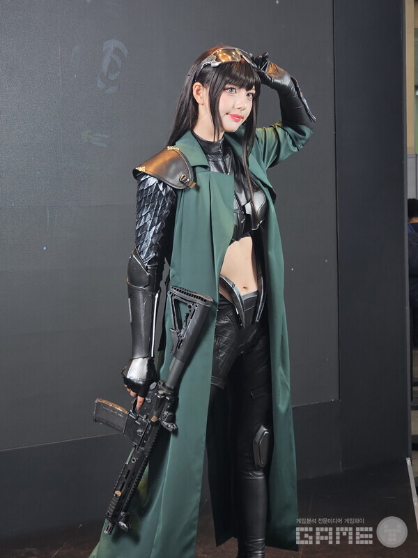 라이온하트 프로젝트S에 등장하는 캐릭터 코스어 /게임와이 촬영