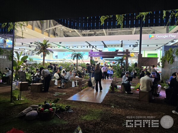 크래프톤 딩컴 부스 / 게임와이 촬영