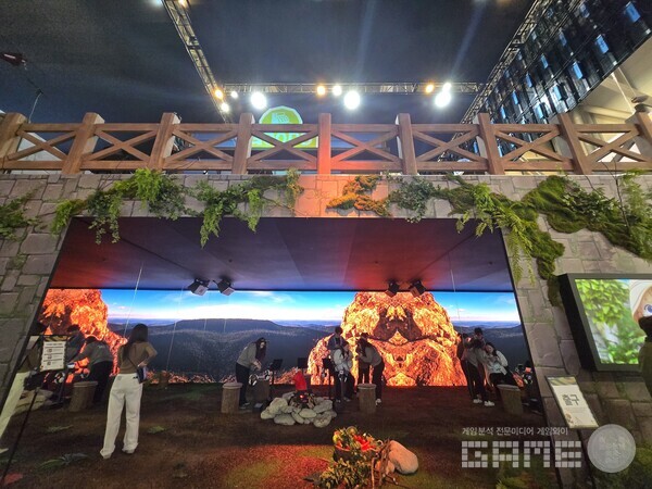 크래프톤 딩컴 부스 / 게임와이 촬영