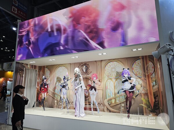 AGF 2024 웹젠 테르비스 부스 /게임와이 촬영