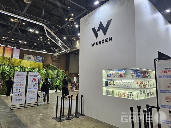 AGF 2024 웹젠 테르비스 부스 /게임와이 촬영