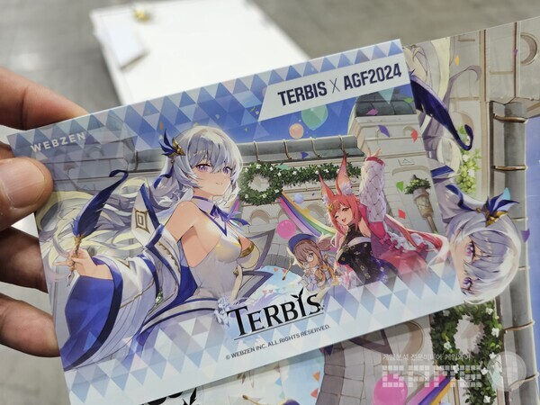 AGF 2024 웹젠 테르비스 부스 /게임와이 촬영