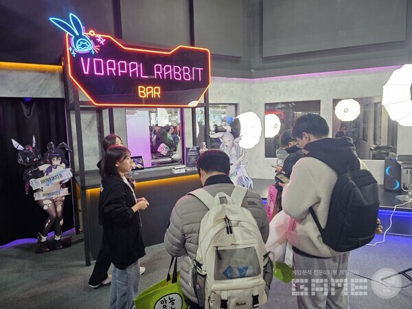 AGF 2024 네오위즈 브라운더스트2 부스 /게임와이 촬영