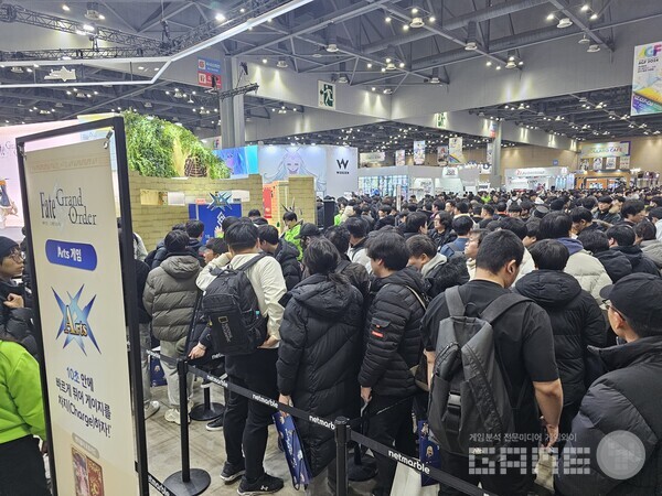 AGF 2024 넷마블 페이트/그랜드 오더 부스 /게임와이 촬영