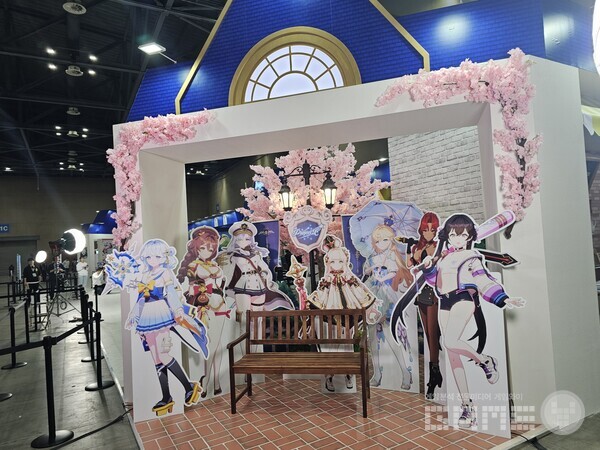 AGF 2024 라이온하트 스튜디오 프로젝트 C 부스 /게임와이 촬영