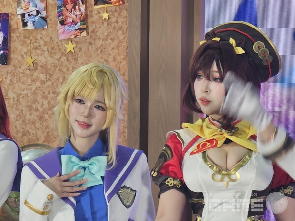 AGF 2024 라이온하트 스튜디오 프로젝트 C 부스 /게임와이 촬영