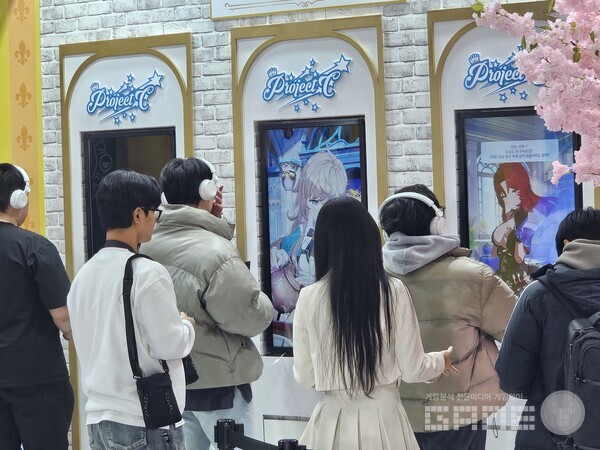 AGF 2024 라이온하트 스튜디오 프로젝트 C 부스 /게임와이 촬영