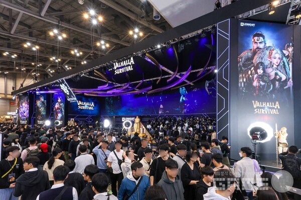 [라이온하트 스튜디오_이미지_3] 사진 설명_지스타 2024 라이온하트 스튜디오 부스 전체 사진_2024.12.10