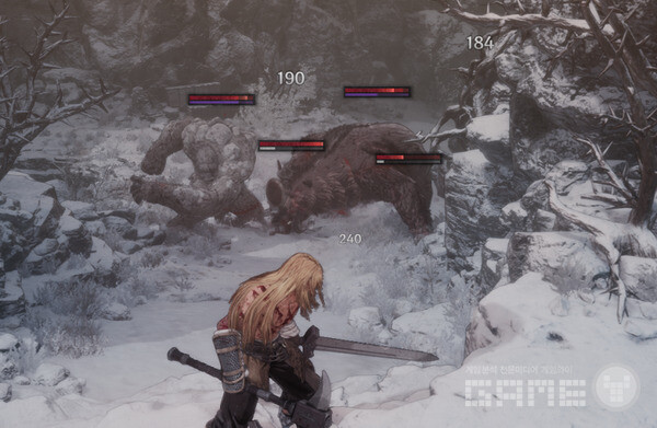 결국 곰돌이와 설인의 대결은 다시 볼 수 없었다. 퍼스트 버서커 카잔 /게임와이 촬영