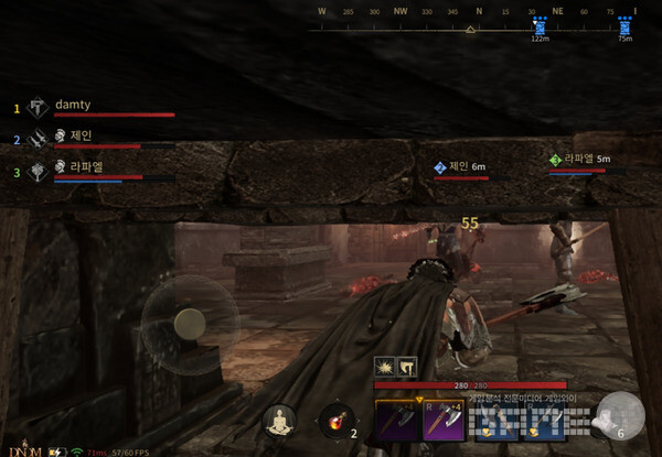 능력이 안된다면 비겁하게 숨어 있자. 다크 앤 다커 모바일 /게임와이 촬영