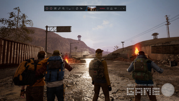 5명이 함께 하는 4인 협동 모드 로운트리 터널이다. 다키스트데이즈 /게임와이 촬영