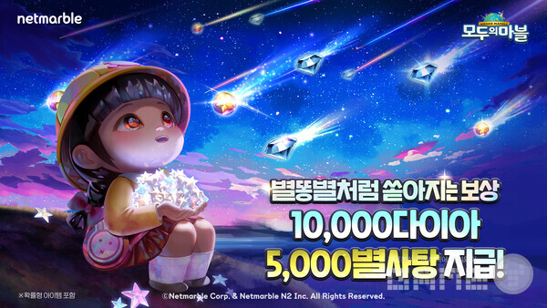 넷마블은 모바일 캐주얼 보드게임 ‘모두의마블’에 신규맵 별똥별맵을 추가하는 등 업데이트를 실시했다고 28일 밝혔다.