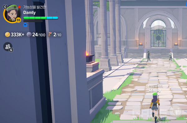 55레벨 즈음에 심층으로 간다. 마족의 공물이 2개 있다. 마비노기 모바일 /게임와이 촬영