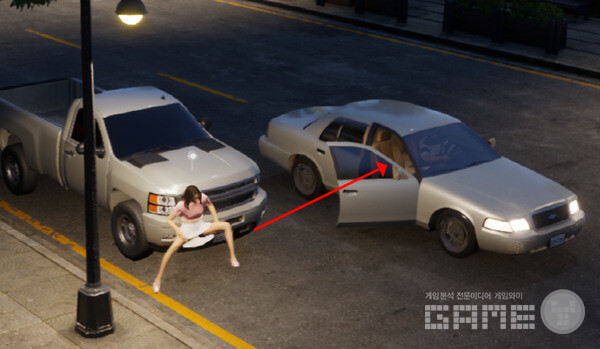 악, 와이프를 태울 때도 GPS(?) 차이가 난다. 차를 탈 때 이렇게 탄다고? 인조이 /게임와이 촬영