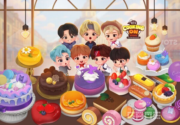 스마일게이트 메가포트가 개발사 그램퍼스와 함께 ‘BTS 쿠킹온 스토브: 타이니탄 레스토랑’(이하 BTS 쿠킹온 스토브)에 대한 공동사업을 전개한다고 29일 밝혔다.