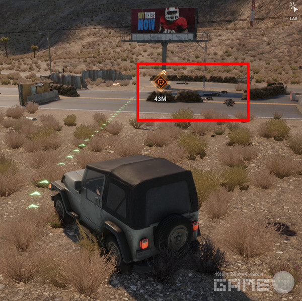 차량을 이용해 1자로 왔다 갔다 하면서 복면단과 좀비들을 쓸어버리자. 다키스트 데이즈 /게임와이 촬영