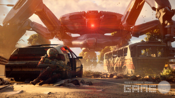 압도적인 화력의 초대형 기기 ‘퀸’ / 넥슨