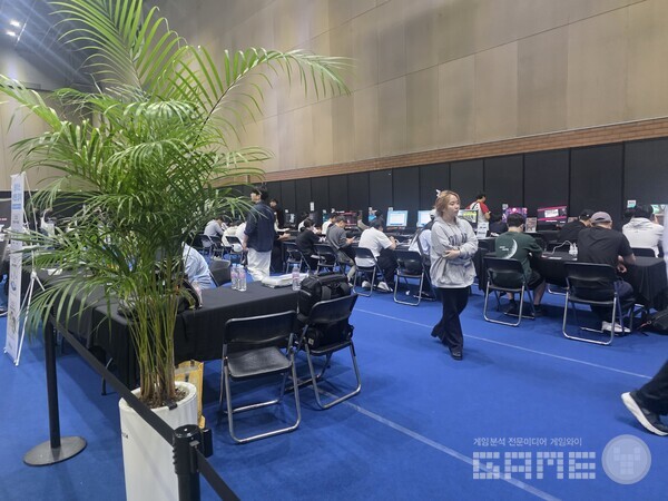 서구권 바이어를 찾아보기 힘든 플레이엑스포 BTB 전시장