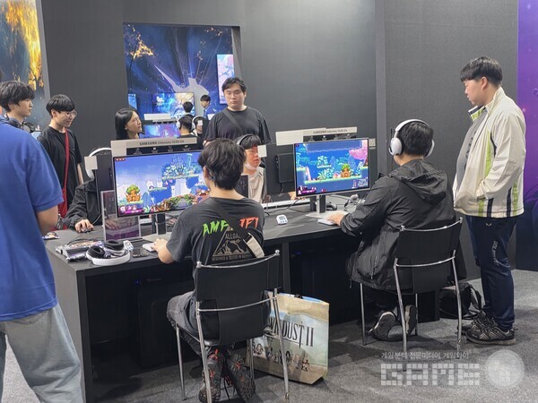 플레이엑스포 네오위즈 부스 /게임와이 촬영