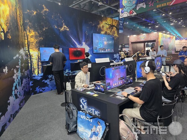 플레이엑스포 네오위즈 부스 /게임와이 촬영