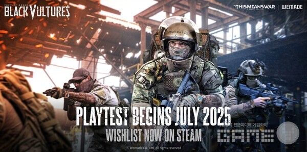 FPS '블랙 벌처스 프레이 오브 그리드' 스팀 페이지 오픈 /위메이드