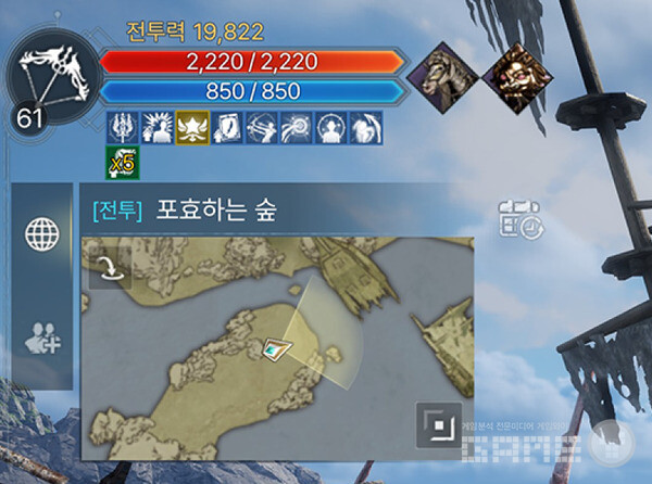 리니지라이크가 연상되는 게임 UI /컴투스