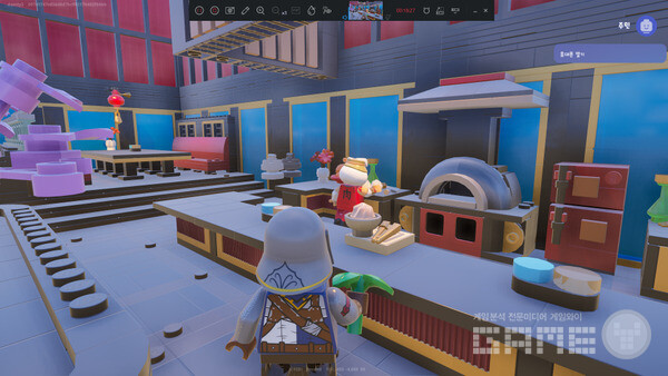 ▲일하고 싶어요. 일은 어떻게 하는 거에요? 레벨이 올라가면 열릴 확장된 브릭 라이프를 위해 일을 해야 한다. 레고 포트나이트 브릭라이프 /게임와이 촬영