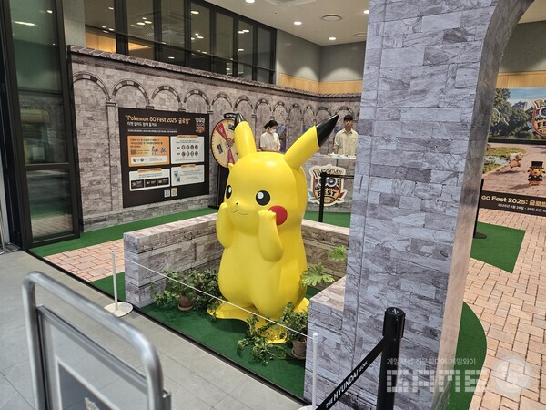 여의도 더현대 포켓몬고 팝업스토어 현장 / 게임와이 촬영