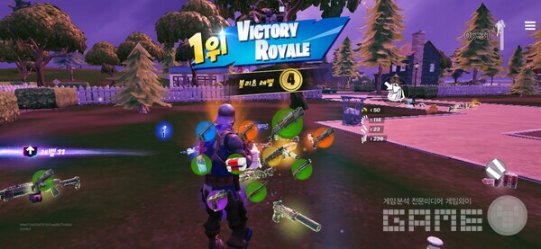 5분만에 치킨의 짜릿함을! 포트나이트 블리츠 로얄 /게임와이 촬영
