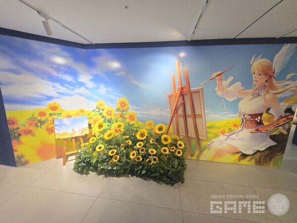 로스트아크 미디어아트 전시회 '빛의 여정' 현장 / 게임와이 촬영