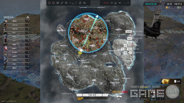 대륙의 한 부분에서 전투가 이루어진다. 