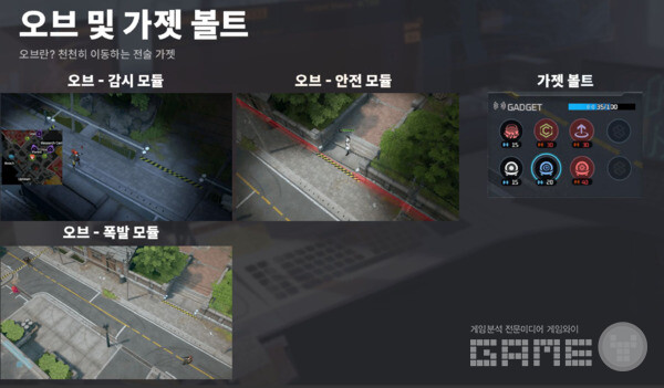 6종의 가젯을 통해 게임 내에서 창의적인 플레이를 만들어낼 수 있다 / 님블뉴런 제공 