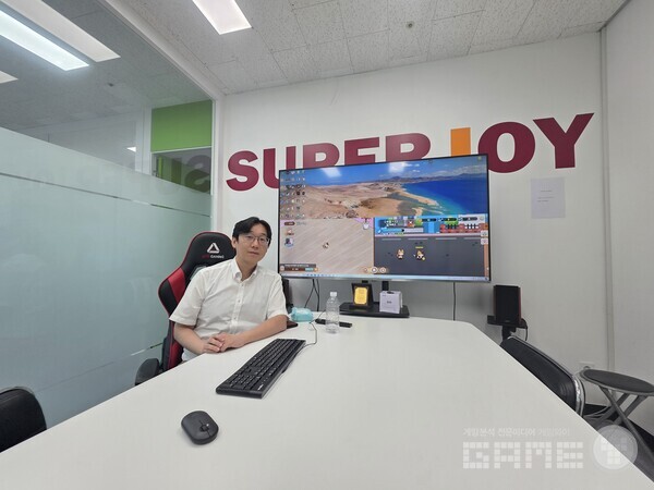 슈퍼조이 조한경 대표 /게임와이 촬영