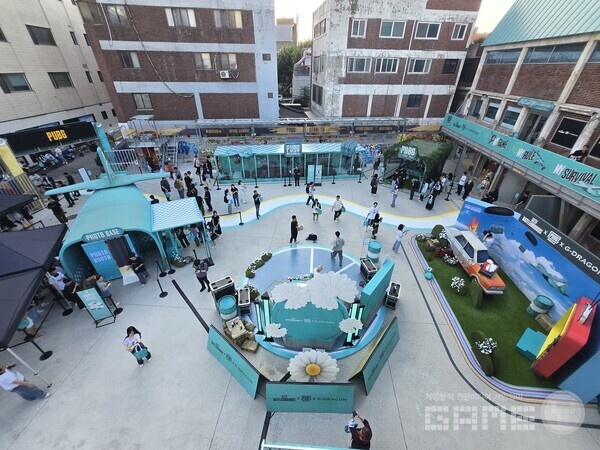 펍지 성수, 지드래곤 컬래버 팝업 현장 / 게임와이 촬영