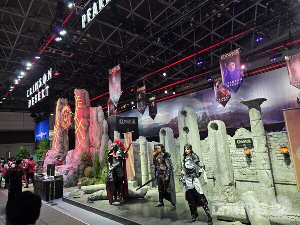 펄어비스 붉은사막 도쿄게임쇼 2025 부스 /게임와이 촬영