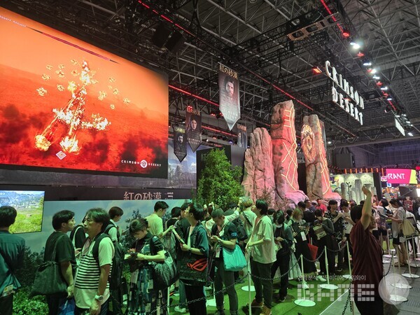 TGS 2025 검은사막 부스 현장 / 게임와이 촬영